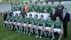 El Racing de la liga 2013/14 pos� para la foto oficial