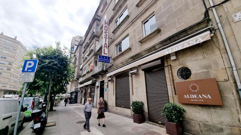 El negocio hostelero donde ocurri ayer el siniestro est este lunes cerrado, como todos primeros das de la semana.