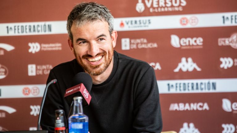 Rub�n Dom�nguez, en la sala de prensa de Pasar�n