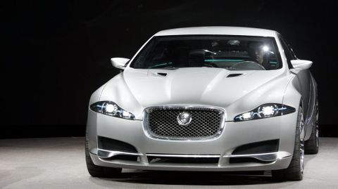 Un Jaguar presentado en el saln del automvil de Detroit