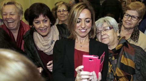 Carme Chac�n, la cabeza de lista del PSOE por Barcelona