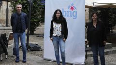 Luis Seara, Noa Presas y Ana Miranda