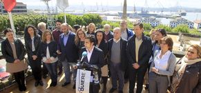 Rey Varela present� su �proyecto de ciudad� en el Parador acompa�ado por su candidatura. 