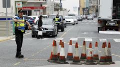 Jes�s Amor Prieto, jefe de la Polic�a Local de Foz, durante una intervenci�n, en imagen de archivo