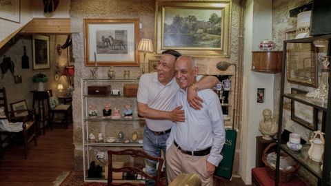 Robin y Ricardo, en la tienda