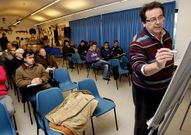 Jornada de fruticultura el pasado enero, con Francisco Otero.