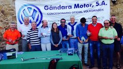 Los premiados posaron tras la entrega de trofeos