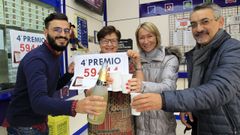 En �A Faba de Ouro� repartieron un cuarto premio en el a�o 2016. La imagen es de aquella celebraci�n.