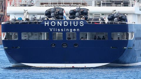 El MV Hondius.