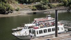 En el club n�utico de Ponte do Sil tienen su base los catamaranes de la Diputaci�n