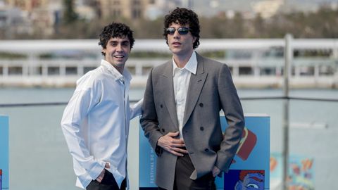 Los Javis, en la presentaci�n de la pel�cula �Mi querida se�orita� en el Festival de M�laga