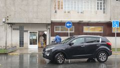 En el centro de salud de Ribeira fue uno de los edificios que se vio afectado por el corte