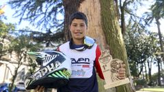 Bryan Martn, motociclista de Sanxenxo con 15 aos