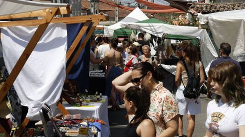 Ambiente en el mercado de artesan�a.