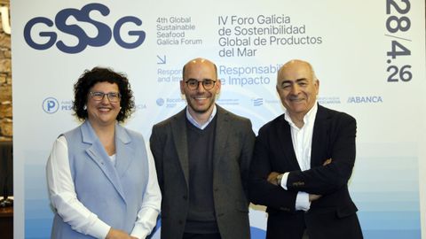 Organizadores del Foro Galicia de sostenibilidad de la pesca
