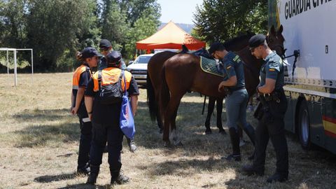 A la cita acudieron varias secciones de la Guardia Civil