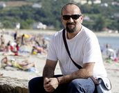 Ant�n, ayer en Cedeira.