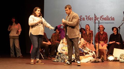 Y�ssica Nant�n e �scar Garc�a Pombo, nunha regueifa no 2025