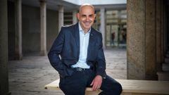 Eduardo Sacheri en el ciclo Somos o que Lemos, de la Fundaci�n Luis Seoane, en A Coru�a.