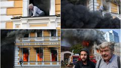 Angustioso ataque en el coraz�n de Kiev
