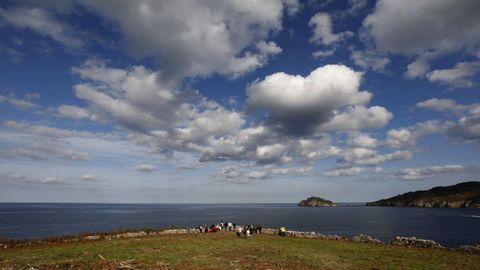 Panor�mica de la costa de A Mari�a desde el litoral de Xove