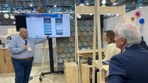 Presentación de la app de Acerga en la Seafood de Barcelona