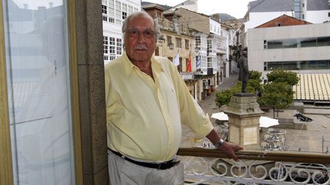 C�sar Pais Agrelo, en imagen de archivo en su domicilio de Viveiro, a donde regresaba siempre que pod�a