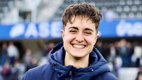 Luc�a Pardo, futbolista lucense de la Real Sociedad