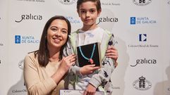 �lvaro Conde Gil,  del Colegio Rosal�a de Castro de Xinzo de Limia, ganador del certamen �Dese�a unha xoia para a t�a nai�