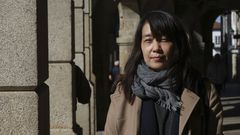 Han Kang (Gwangju, 1970) public� en Espa�a su novela �La vegetariana� en Rata Editorial. En la foto, la autora en Santiago