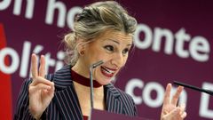 La vicepresidenta segunda del Gobierno, Yolanda D�az