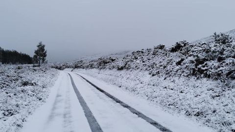 Nieve en Palas de Rei