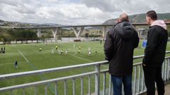 Imagen de archivo de un partido en el campo de O Seixo de Santa Cruz de Arrabaldo.