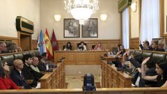 La corporaci�n, que todav�a celebr� la semana pasada el pleno mensual ordinario (en la imagen), dio v�a libre esta ma�ana a la aprobaci�n definitiva del presupuesto del 2026.