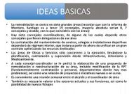 A la izquierda, la primera versi�n del organigrama de la concejal�a de Participaci�n Ciudadana, en la que figuraba Daniel Grela -el �ltimo, debajo de Luis Meijide-, que desapareci� en el documento rectificado al hacerse p�blico que su hija es uno de los enchufes investigados en la guarder�a de Salgueiri�os. A la derecha, la p�gina con las �Ideas b�sicas� que tampoco sobrevivi� a la correcci�n �in extremis� del documento.