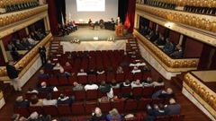 Imagen de un acto en el Teatro Pastor D�az, en imagen de archivo