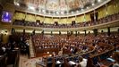 Vista del hemiciclo durante la intervencin del candidato socialista a la Presidencia del Gobierno, Pedro Snchez.