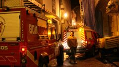 Imagen de archivo de otro incendio ocurrido en la r�a das Noas, en Betanzos