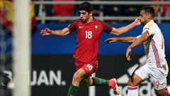 Jonny Castro disput� el martes el partido completo ante Portugal. 