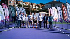Ceremonia de entrega de trofeos del ITF de Pontevedra