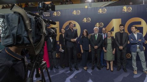 Parte dos asistentes  gala celebrada no Pazo de Congresos de Santiago