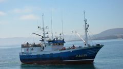 El buque Virxen da Blanca