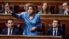 Montserrat a Calvo: �Es absolutamente bochornoso que el pu�o amenazante de Torra sea la mano que mece la cuna en Moncloa�