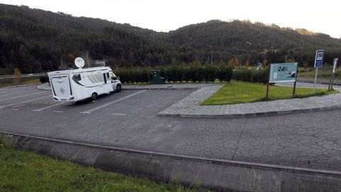 Zona de autocaravanas de Ourol