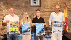 De�n, Mart�nez, L�pez y Otero presentaron las actividades.