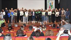 El alcalde y la concejala de Deportes de Ames presidieron la Gala do Deporte celebrada en Bertamir�ns. 