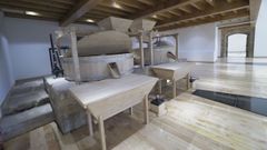 Interior del molino de Xuvia en Nar�n