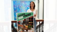 La concejala de Comercio y Hosteler�a, Movilidad y Transporte P�blico de Siero, Patricia Antu�a, presenta el concurso �Siero de Pinchos�