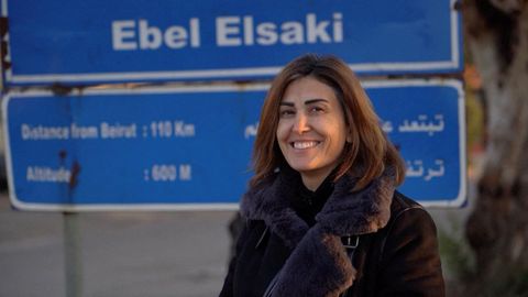 La periodista libanesas Amal Jalil.