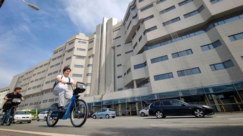 El edificio de la delegacin de Hacienda en A Corua